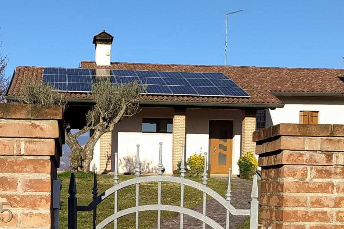 Villetta residenziale - Bassano del Grappa Impianto Fotovoltaico